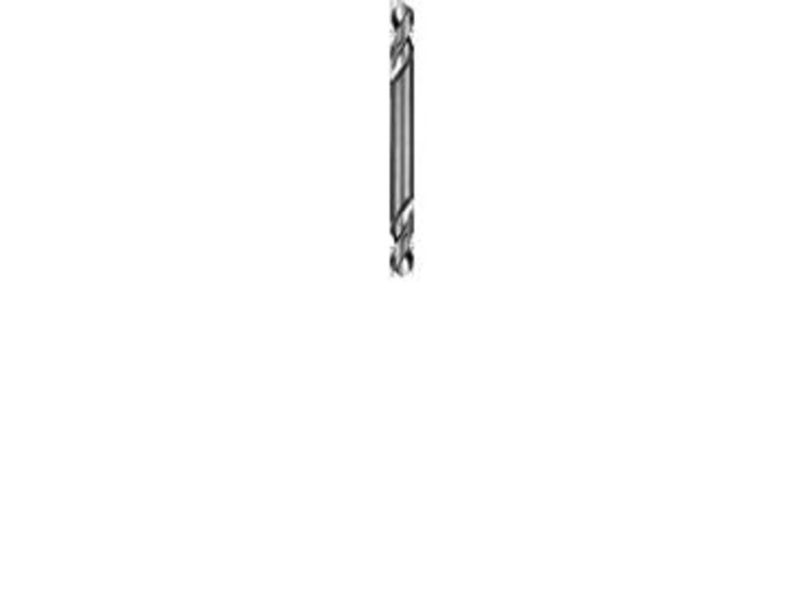 Heller 21413 1 Hss Doppelbohrer 4 Mm Gesamtlänge 55 Mm Zylinderschaft 10 Stk