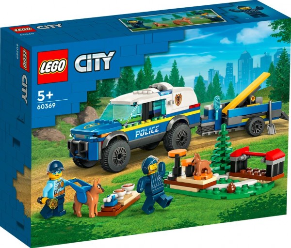 Lego City 60369 Mobiles Polizeihunde-Training