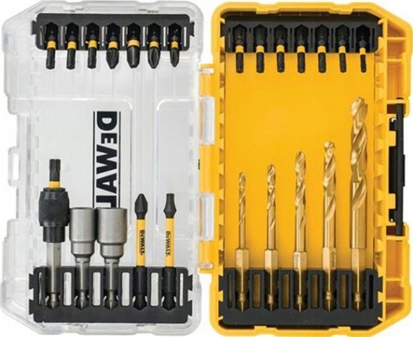 Dewalt Dt70735t Qz Boremaskine 2 5 Cm Metal Sort Gul 25 Stk 3 Mm 4 Mm 5 Mm 6 Mm 8 Mm 25 Mm 57mm