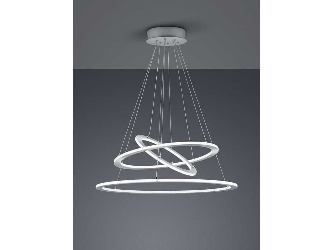 Hängeleuchte Trio Moderne Satinierte Led-Hängeleuchte Trio Durban 321910307