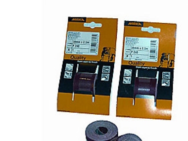 Metallslip Alox K120 - 2.5 mtr 38mm, SB, Mirka | Elverktyg - Tillbehör - Tillbehör till Slipmaskin | GameStuff