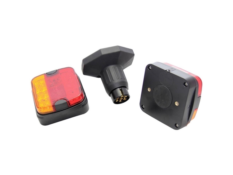Berger &amp Schröter Släpvagnsbelysningssats 7-polig bromslampa, bakljus, blinkers 12 V/DC Bluetooth®-anslutning, inkl. magnethållare | Bilvård & Biltillbehör - Transportutrustning - Släpvagn Utrustning | GameStuff