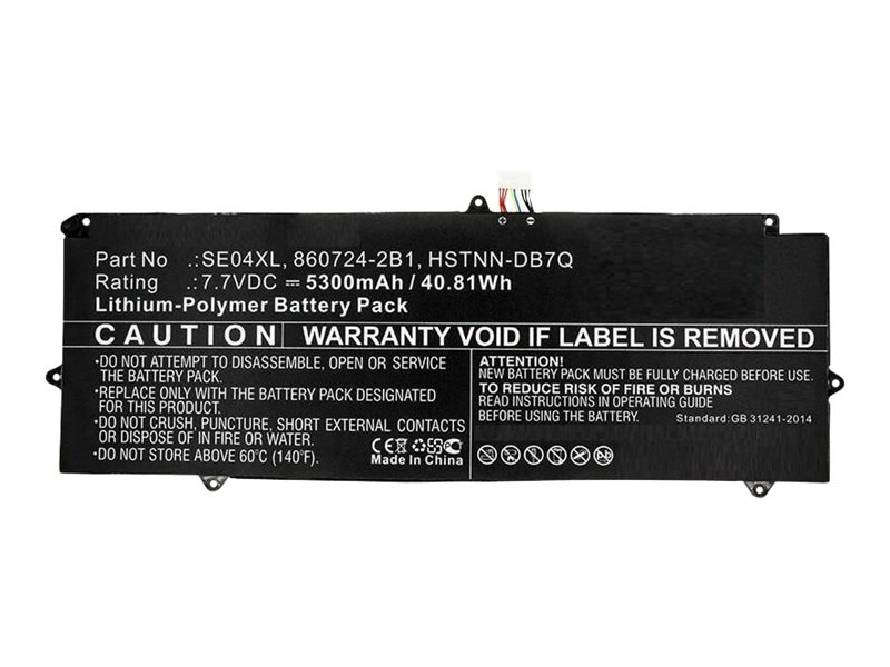 Coreparts Mbxhp-Ba0218, Akku, Hp, Pro Tablet X2 612 G2, Pro Tablet X2 612 G2(1Dt63aw), Pro Tablet X2 612 G2