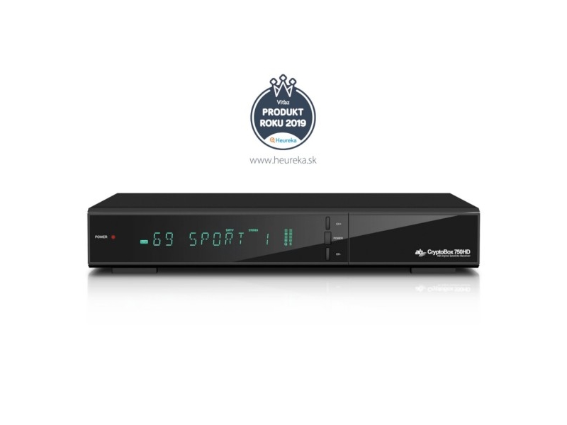 AB CryptoBox 750HD Tuner, 4K UHD, Crypto Box, H.265 HEVC
