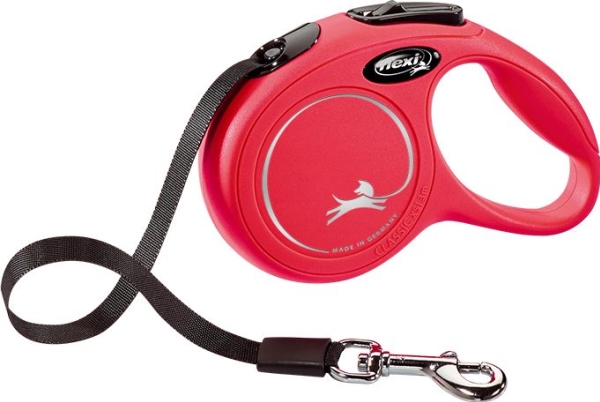 Flexi New Classic Gurtband Xs, 3M, 12Kg, Rot