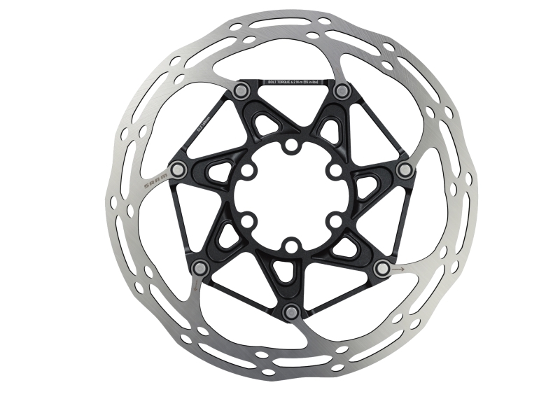 Sram Centerline X, Bicycle Rotor, Aluminium, Black