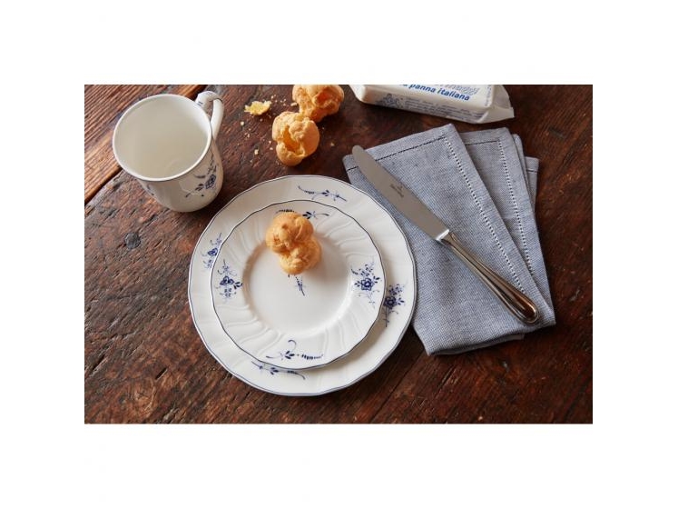 Villeroy & Boch 1023412620, Essteller, Rund, Porzellan, Blau, Weiß, Old Luxembourg, 26 Cm