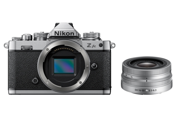 Nikon Z fc + 16-50 VR, 20,9 MP, 5568 x 3712 pixlar, CMOS, 4K Ultra HD, Pekskärm, Svart, Silver | Digitala kameror - Kompakt | GameStuff