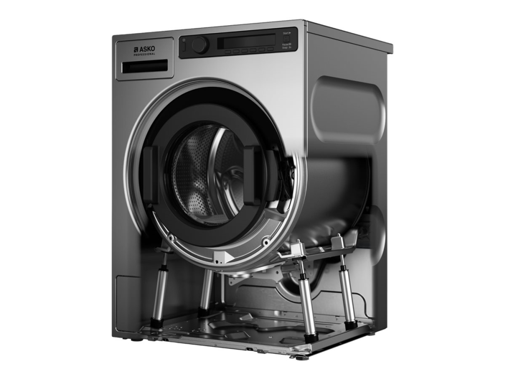 ASKO Professional WMC6742P.T - Tvättmaskin - bredd: 59.5 cm - djup: 59.1 cm - höjd: 85 cm - frontmatad - 60 liter - 7 kg - 1400 rpm - titan | Vitvaror - Tvätt & torkning - Frontlastande tvättmaskiner | GameStuff