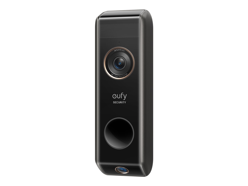 Eufy Video Doorbell Dual - Add-on - dörrklocka - trådlös - 802.11b/g/n - svart | Annan EL - Dörrklocka och ringklocka | GameStuff