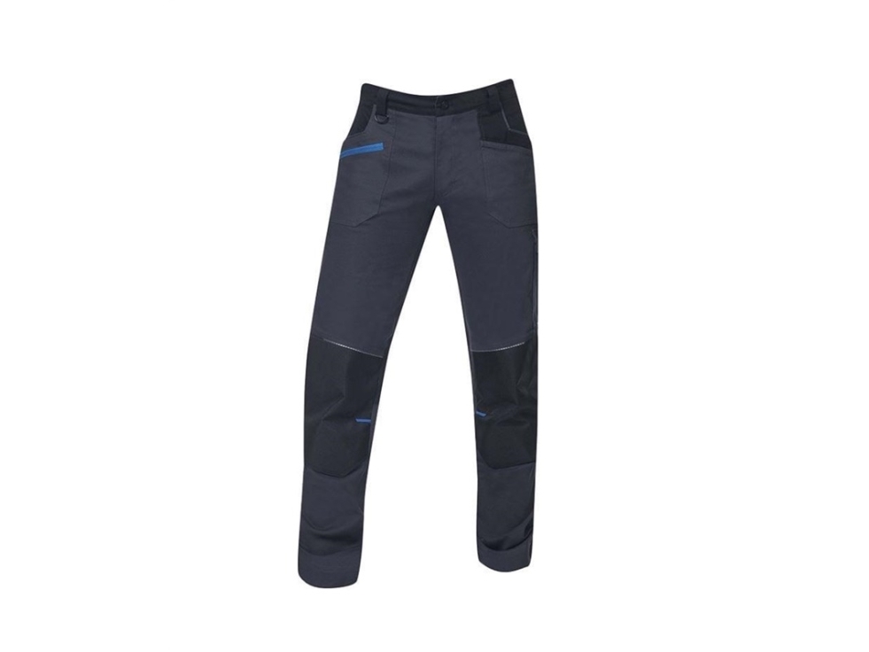 Ardon Ardon 4Xstretch - Arbeitshose Stretchgürtel, 7 Taschen: Für Faltmaßband, Schraubendreher, Messer + Für Knieschoner, D-Ring, - Dunkelgrau H6088