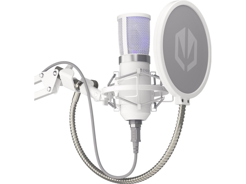 Endorfy Solum Streaming Hvid Pc-Mikrofon