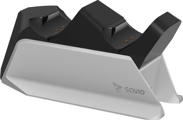 Savio Gcs-01, Ladesystem, Playstation 5, Schwarz, Weiß, Kabelgebunden, 1 M, 130 G