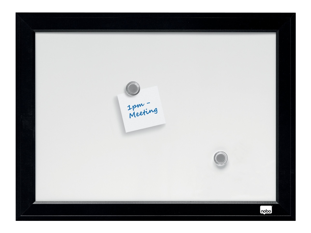 Nobo Quartet - Whiteboard-tavla - väggmonterbar - 585 x 430 mm - svart ram | Möbler - Tavla & Displays - Whiteboards | GameStuff