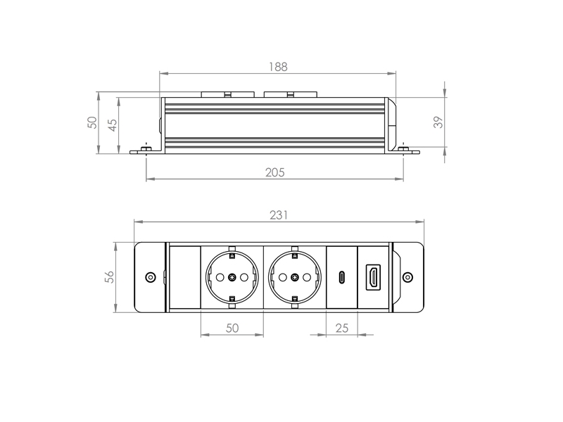 Elektro-Panel 7 Für Bi-Box Klein