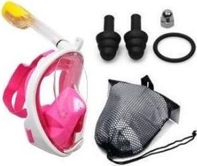 Ikonka Puola Ikonk Full Fold Mask S/M Vaaleanpunainen