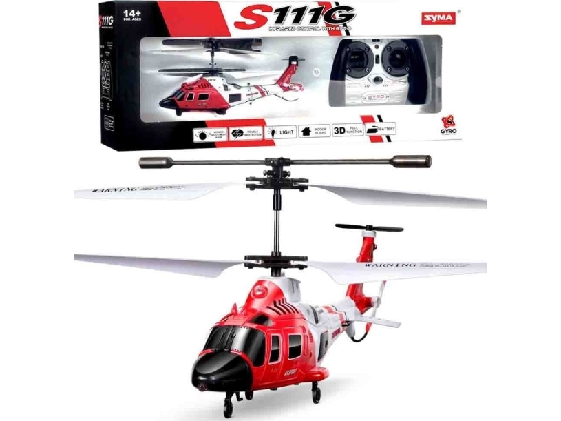 Jokomisiada Helicopter Syma S111g Controlled By Remote Control Rc0541