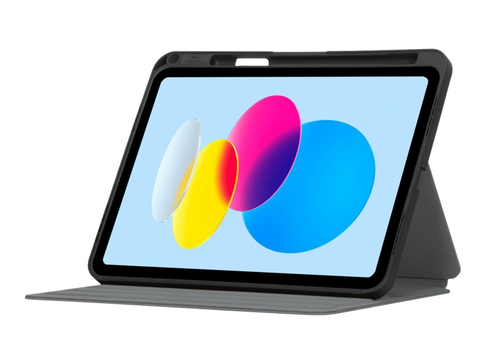 Targus Click-In - Flipomslag til tablet - termoplastisk polyuretan (TPU), polyurethan - sort - 10.9 - for Apple 10.9-inch iPad (10. generation)  iPa