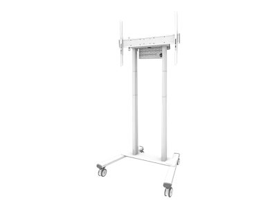 Neomounts Fl55-875Wh1 Tv-Trolley 55-100" - Motorisiert - Tüv, Weiß, Fester Bodenständer, Stahl, 110 Kg, 139,7 Cm (55"), 2,54 M (100")