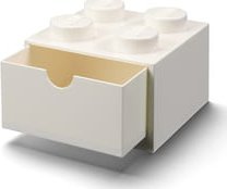 Lego Skrivebordsskuffe 4 - Farve Hvid