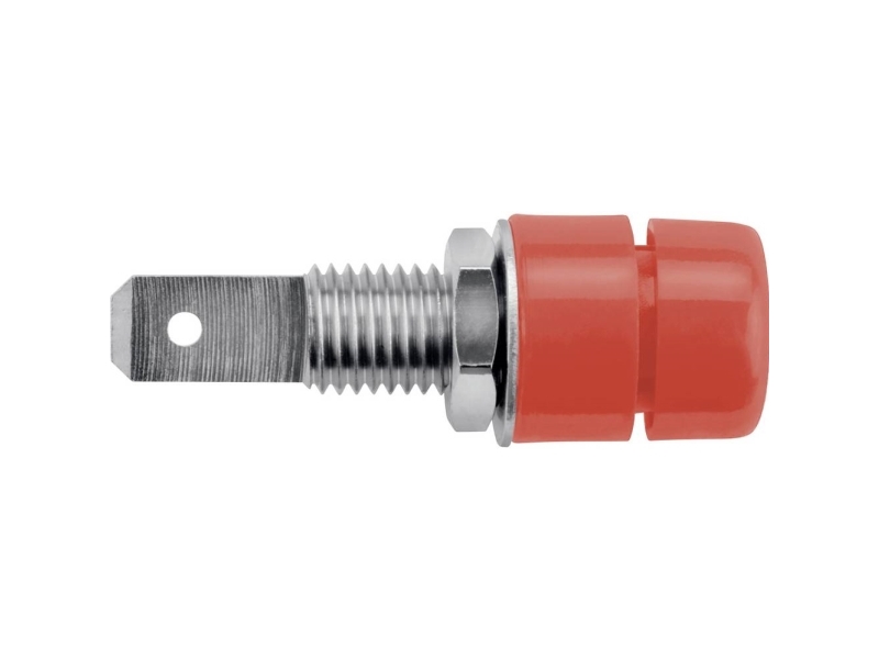 Schützinger Ibu 5568 Ni / Rt Einbaubuchse Rot 1 Stück