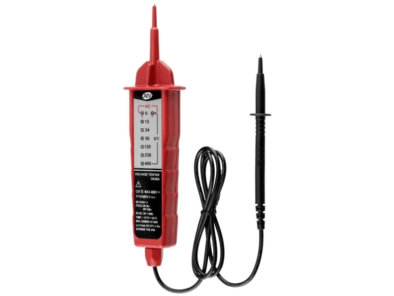 Rev Spænding Pr. Led-Indikator 6-400V Rt #####Voltage Tester Led