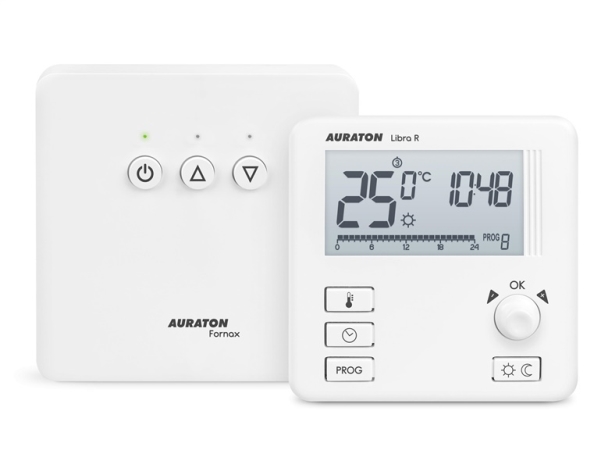 Auraton Auraton Libra Set - Wöchentlicher Funk-Temperaturregler Mit Heizungsregler (), (Nachfolger Des Modells 3021Rt)