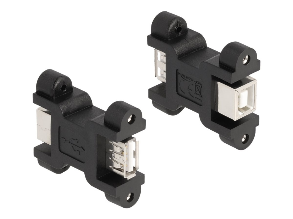 Delock - Usb-Adapter - Usb (Hun) Til Usb Type B (Hun) - Sort