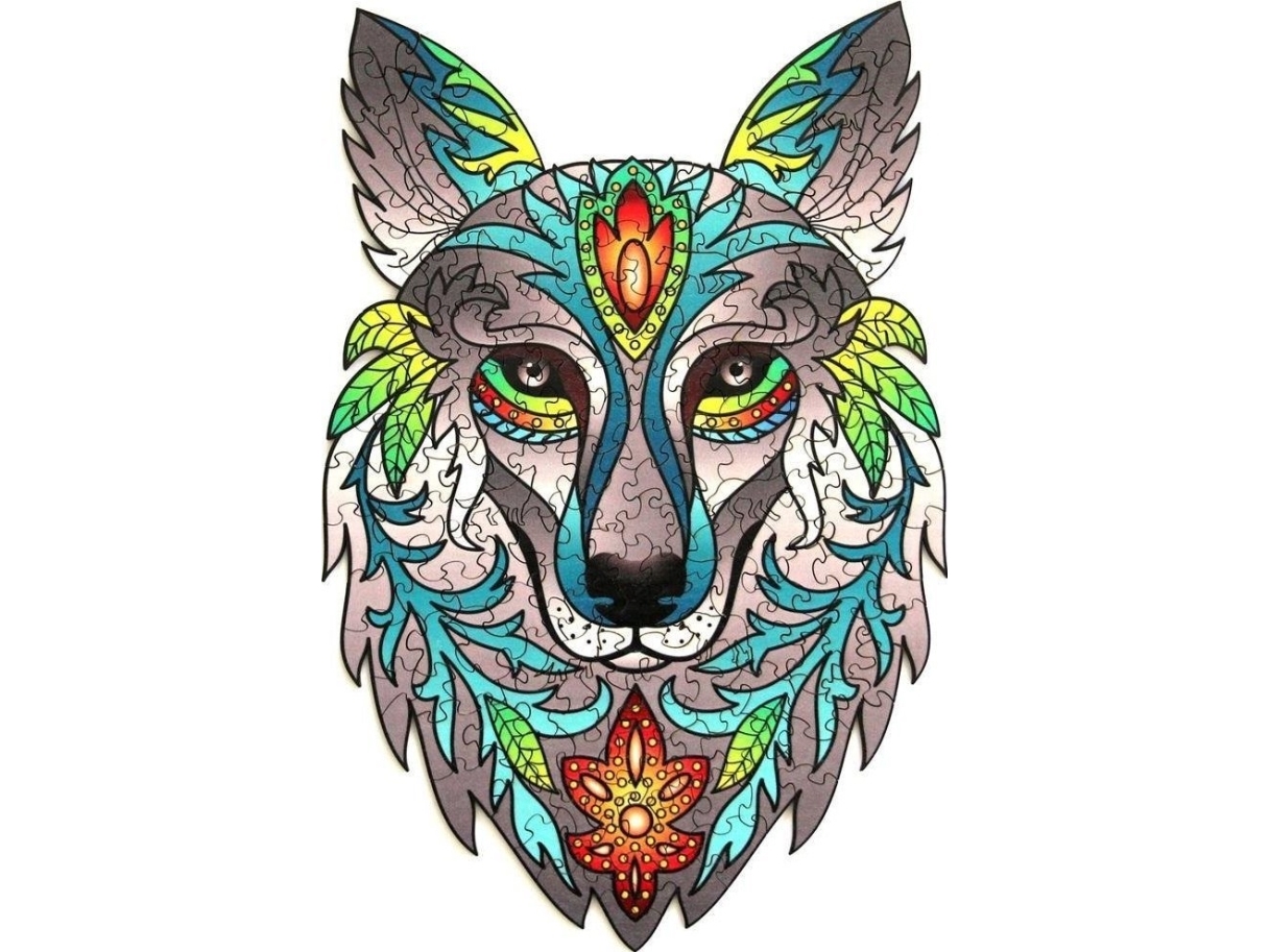 Holzpuzzle 180 Wolf G3