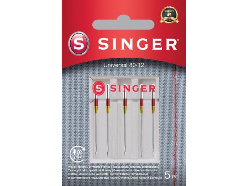 Singer Universalnadel Größe 80, 5 Stück
