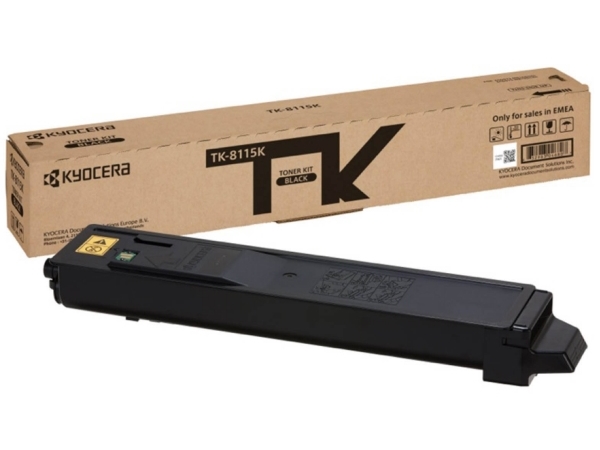 Kyocera Tk 8115K - Sort - Original - Tonerpatron - For Ecosys M8124cidn, M8124cidn/Kl3, M8130cidn, M8130cidn/Kl2, M8130cidn/Kl3