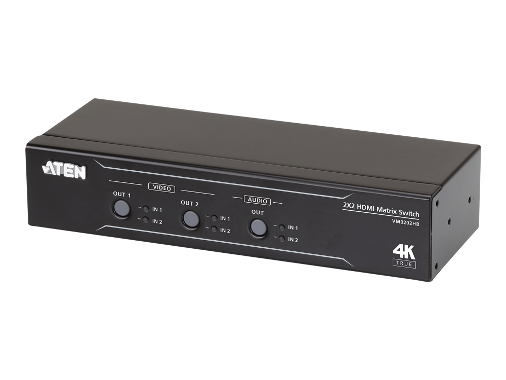 Aten Vm0202hb Video Audioswitch Desktop Monterbar Stativ