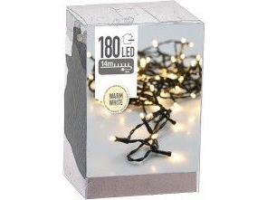 ASJ Commerce 180 LED julgransbelysning varmvit | Lätta kedjor | GameStuff