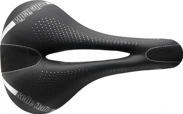 Selle Italia Siodło SELLE ITALIA LADY GEL FLOW S (id match - S2) Manganese Tube 7, fibra-tek, 300g sort (NEW)