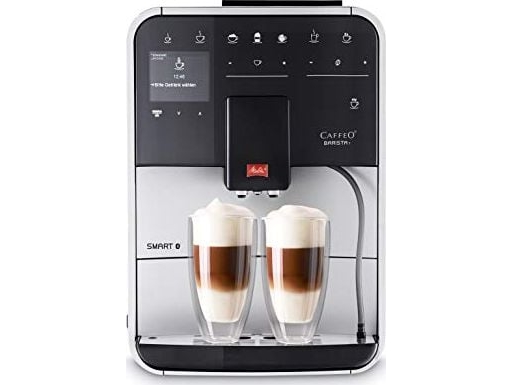 Melitta Caffeo Barista T Smart F831-101 - Automatisk Kaffemaskine Med Mælkeskummer - 15 Bar - Sølv
