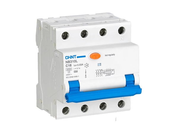 Chint Chint Leitungsschutzschalter Rcbo, Nb310l/3N, 3P+N, C20, 30Ma, A, 6Ka Nb310l3pn30maa20c