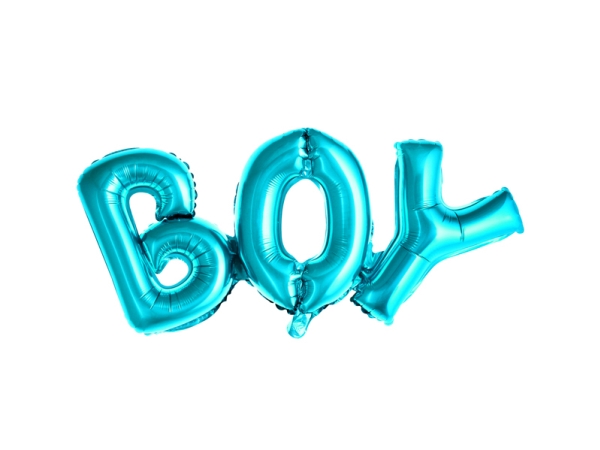 PartyDeco FB8M-001, Leksaksballong, Folie, Blå, Temafest, Brev, Engelska | Skola & Hobby - Festdekorera - Ballonger | GameStuff