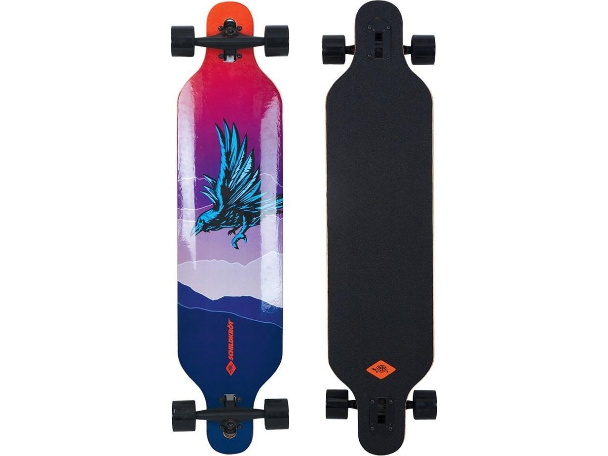 Skateboard Schildkrot Riedlente Schildkrot Freeride 41 "God Feather, 104 Cm