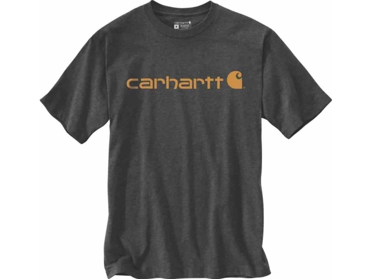 T-Shirt Carhartt Core Logo S/S Carbon Heather L {.103361.Crh.S006}