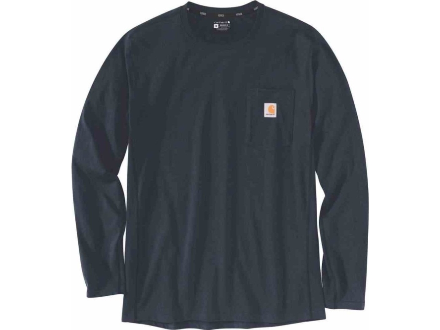 Carhartt Carhartt Force Relaxed Fit T-Shirt L/S Navy