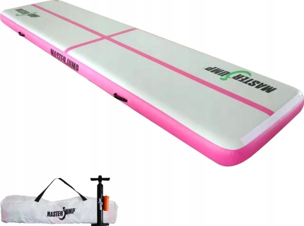 Master Oppustelig Gymnastikmadras Mas-B866-P 400 Cm X 100 Cm X 20 Cm Pink