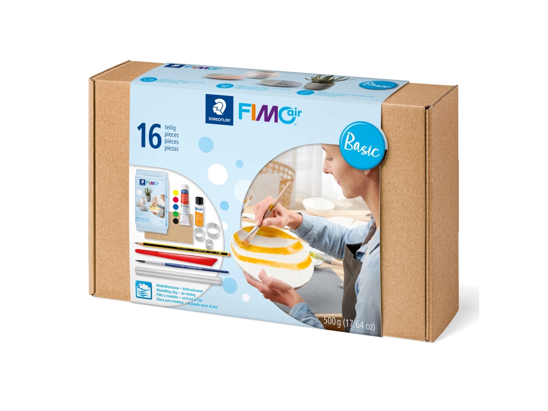 Staedtler FIMO air 81 SET, Modellera för barn, 10 styck | Leksaker - Kreativitet - Spela degen | GameStuff