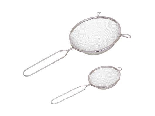 Set Mit 2 Edelstahlsieben