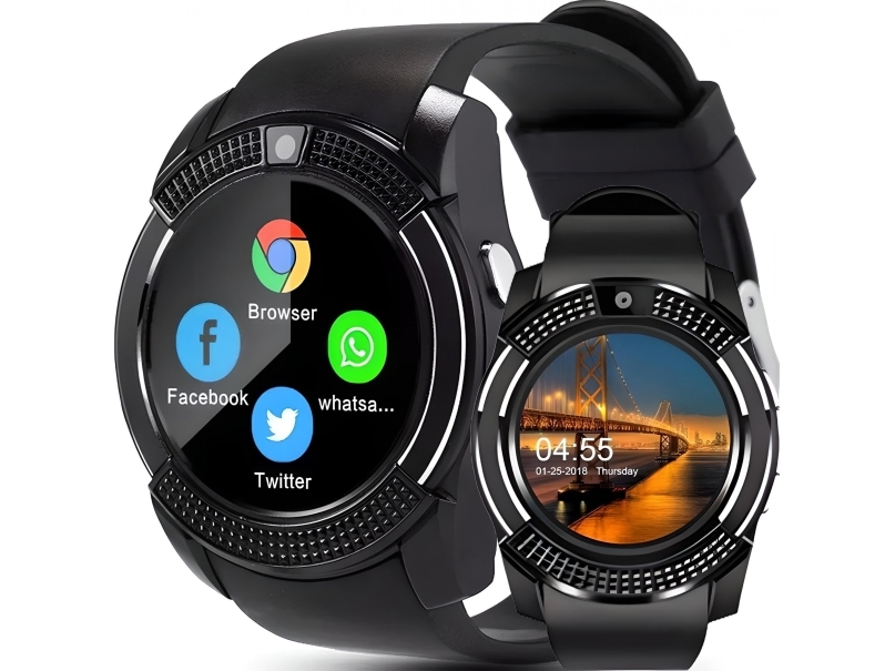 Išmanusis Laikrodis Rto N084 Smartwatch V8 Zegarek Smart Watch Pl Karta Sim Sd