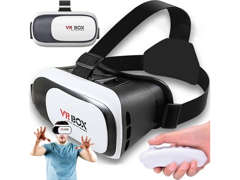 Retoo VR-briller 3D med Bluetooth-controller