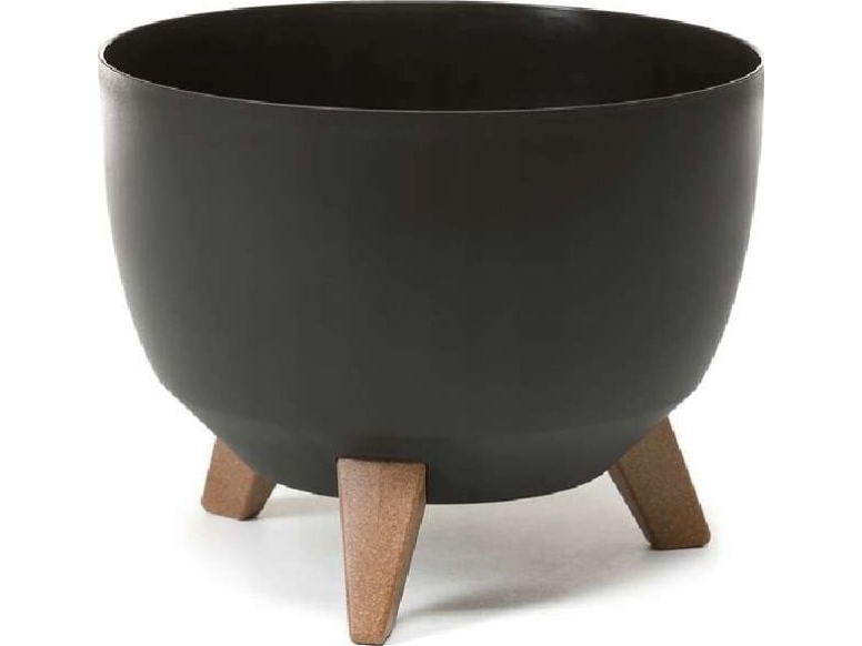 Blomsterpotte Lamela Roma 880-04, plast, Ø 29 cm, sort