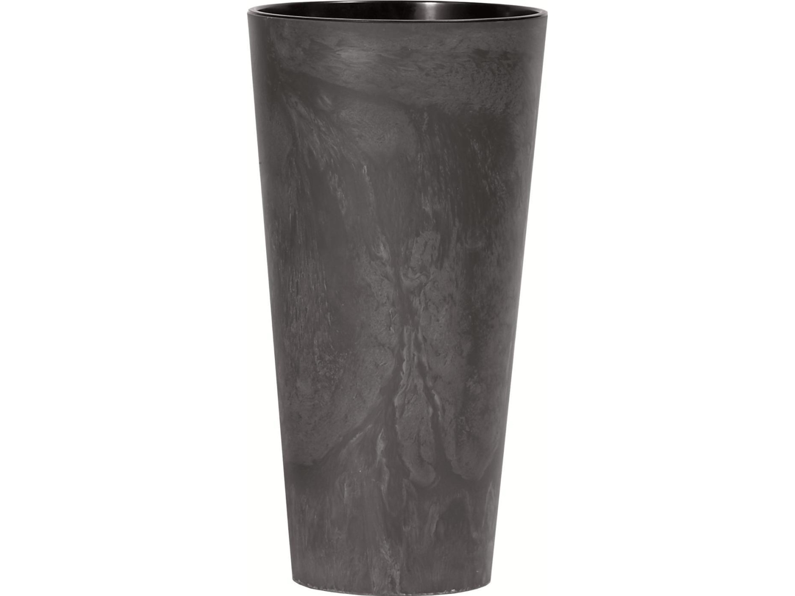 Høj Havekrukke Tubus Slim Beton Effect 57 Cm Antracit Prosperplast