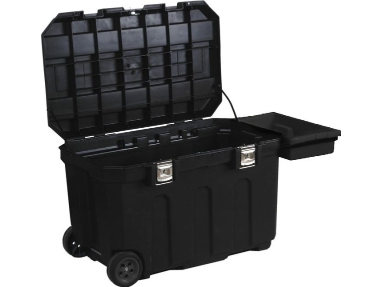 Stanley Mobile Job Chest, Trolley Etui, Metal, Plast, Sort