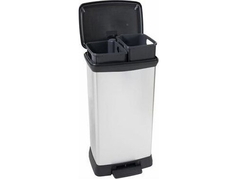 Curver Pedaleimer Silber (3253928680008)