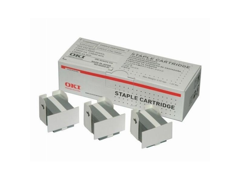 OKI - Häftklamrar (paket om 3000) - för OKI MC780, MC873, MPS3537, MPS4242, MPS5502 ES 8473 MB770 | Skrivare - Bläck, toner & förbrukningsvaror - Övriga förbrukningsvaror | GameStuff